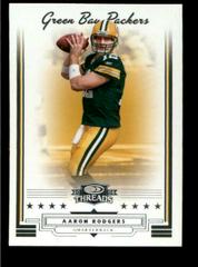 Aaron Rodgers #10 Football Cards 2006 Panini Donruss Threads Prices