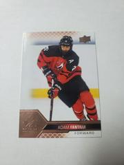 Adam Fantilli [Rose Gold] Hockey Cards 2022 Upper Deck Team Canada Juniors Prices