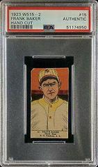 Frank Baker [Hand Cut] Baseball Cards 1923 W515 2 Prices