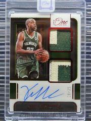 Khris Middleton [Red] #DJ-KHM Basketball Cards 2021 Panini One and One Dual Jersey Autographs Prices