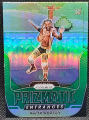 Kofi Kingston [Green Prizm] Wrestling Cards 2022 Panini Prizm WWE Prizmatic Entrances Prices