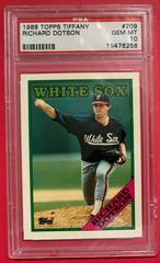 Richard Dotson #209 Baseball Cards 1988 Topps Tiffany Prices