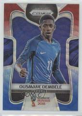 Ousmane Dembele [Red & Blue Wave] #85 Soccer Cards 2018 Panini Prizm World Cup Prices