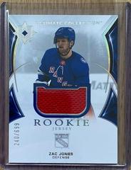 Zac Jones [Jersey] Hockey Cards 2021 Ultimate Collection Prices