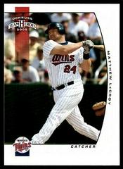 Matthew LeCroy #188 Baseball Cards 2005 Donruss Team Heroes Prices