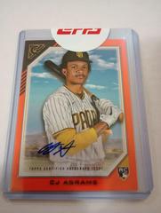 CJ Abrams [Orange] #RA-CA Baseball Cards 2022 Topps Gallery Rookie Autographs Prices