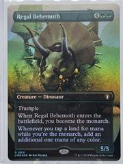 Regal Behemoth #651 Magic Commander Masters Prices