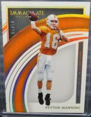Peyton Manning [Gold] Football Cards 2022 Panini Immaculate Collegiate Prices