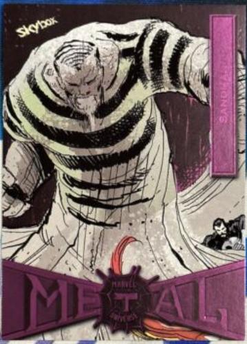 Sandman [Pink] #70 Marvel 2022 Metal Universe Spider-Man