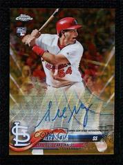 Alex Mejia [Gold Wave Refractor] #RA-AME Baseball Cards 2018 Topps Chrome Rookie Autograph Prices