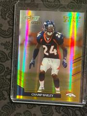 Champ Bailey [Gold Zone] Football Cards 2007 Panini Score Select Prices