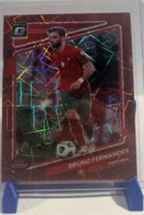 Bruno Fernandes [Optic Red Velocity] #118 Soccer Cards 2021 Panini Donruss Road to Qatar Prices
