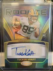 Tucker Kraft [Gold] #RS-9 Football Cards 2023 Panini Certified Rookie Signatures Prices