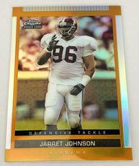 Jarret Johnson [Chrome Gold Refractor] #165 Football Cards 2003 Topps Draft Picks & Prospects Prices