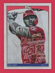 Mike Trout [Red Rainbow Foil] Baseball Cards 2022 Topps X Lauren Taylor Prices