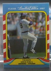 Teddy Higuera #21 Baseball Cards 1987 Fleer Limited Edition Prices