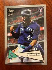 Julio Rodriguez [Silver Puzzle Back] #3 Baseball Cards 2022 Topps X Naturel 1952 Prices