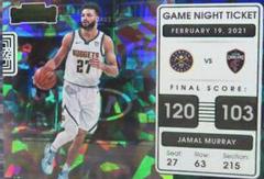 Jamal Murray [Cracked Ice] #4 Basketball Cards 2021 Panini Contenders Game Night Ticket Prices