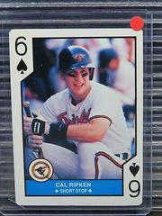 Cal Ripken Jr. [6 of Spades Silver] Baseball Cards 1990 U.S. Playing Card All Stars Prices