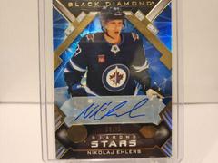 Nikolaj Ehlers [Premium Relic Autograph] #BDS-NE Hockey Cards 2022 Upper Deck Black Diamond Stars Prices