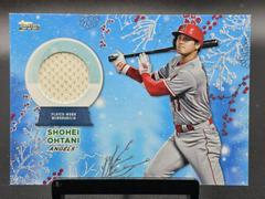 Shohei Ohtani [Blue] #RC-SO Baseball Cards 2023 Topps Holiday Relics Prices