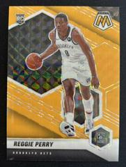Reggie Perry [Orange Fluorescent] Basketball Cards 2020 Panini Mosaic Prices