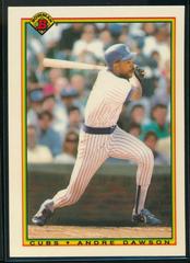 Andre Dawson Baseball Cards 1990 Bowman Tiffany Prices