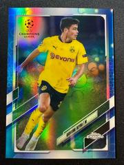 Giovanni Reyna [Blue Bubbles] Soccer Cards 2020 Topps Chrome UEFA Champions League Prices