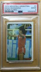 Diego Maradona #3 Soccer Cards 1979 Industria Argentina Super Futbol Prices