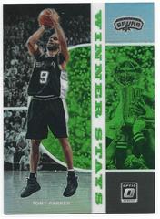 Tony Parker [Lime Green] #14 Basketball Cards 2019 Panini Donruss Optic Winner Stays Prices