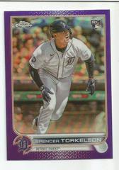 Spencer Torkelson [Purple] Baseball Cards 2022 Topps Chrome Update Prices