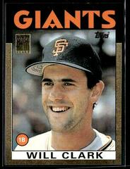 Will Clark [1986 Reprint Gold] #T117 Baseball Cards 2001 Topps Traded Prices