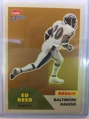 Ed Reed #286 Football Cards 2002 Fleer Platinum Prices