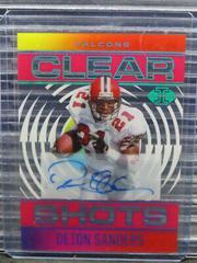 Deion Sanders [Signature Pink] Football Cards 2021 Panini Illusions Clear Shots Prices
