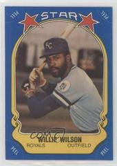 Willie Wilson Baseball Cards 1981 Fleer Star Stickers Prices