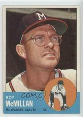 Roy McMillan #156 Baseball Cards 1963 Topps Prices