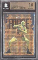 Dennis Rodman [Refractor] #167 Basketball Cards 1997 Finest Embossed Prices