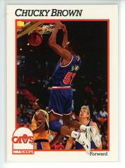 Chucky Brown #35 Basketball Cards 1991 Hoops Prices