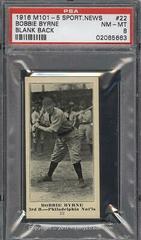 Bobbie Byrne [Blank Back] #22 Baseball Cards 1916 M101 5 Sporting News Prices