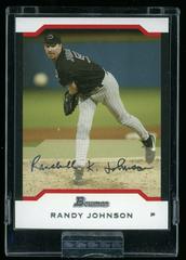 Randy Johnson #8 Baseball Cards 2004 Bowman Prices
