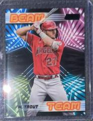 Mike Trout [Black] Baseball Cards 2023 Stadium Club Beam Team Prices