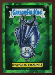 Unbreakable BARNEY [Green] Garbage Pail Kids 2022 Sapphire Prices