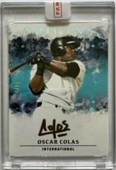 Oscar Colas [Gold Ink] Baseball Cards 2021 Panini Chronicles Origins Autographs Prices
