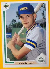 Chris Johnson #56 Baseball Cards 1991 Upper Deck Prices
