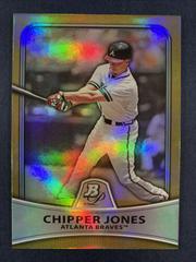 Chipper Jones [Gold Refractor] Baseball Cards 2010 Bowman Platinum Prices