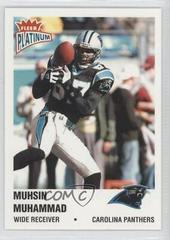 Muhsin Muhammad [Finish] #18 Football Cards 2003 Fleer Platinum Prices