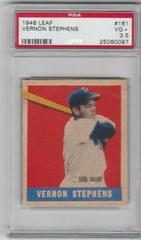 Vernon Stephens #161 Baseball Cards 1948 Leaf Prices
