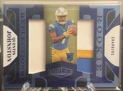 Quentin Johnston [Blue] #RR-10 Football Cards 2023 Panini Plates and Patches Rookie Reflections Prices