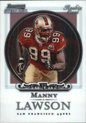 Manny Lawson #15 Football Cards 2006 Bowman Sterling Prices