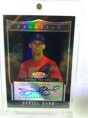 Daniel Bard [Autograph Black Refractor] #BSPDB Baseball Cards 2007 Bowman Sterling Prospects Prices